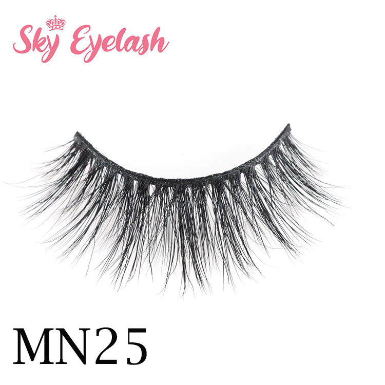 Wholesale natural mink lashes in package Hollywood lashes USA
